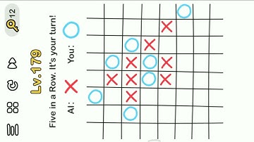 Brain Out Level 181 || Five In A Row. It