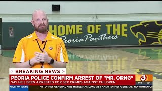 Peoria Police Confirm Arrest Of Phoenix Suns Super Fan Mr Orng