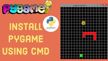 Install PyGame Using CMD | With Snake Game Tutorial (Windows)