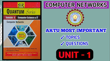 Computer Network AKTU Important Questions [✓UNIT-1] #computernetwork #computernetworkaktu