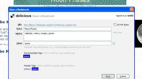 del.icio.us tips for teachers: browser buttons