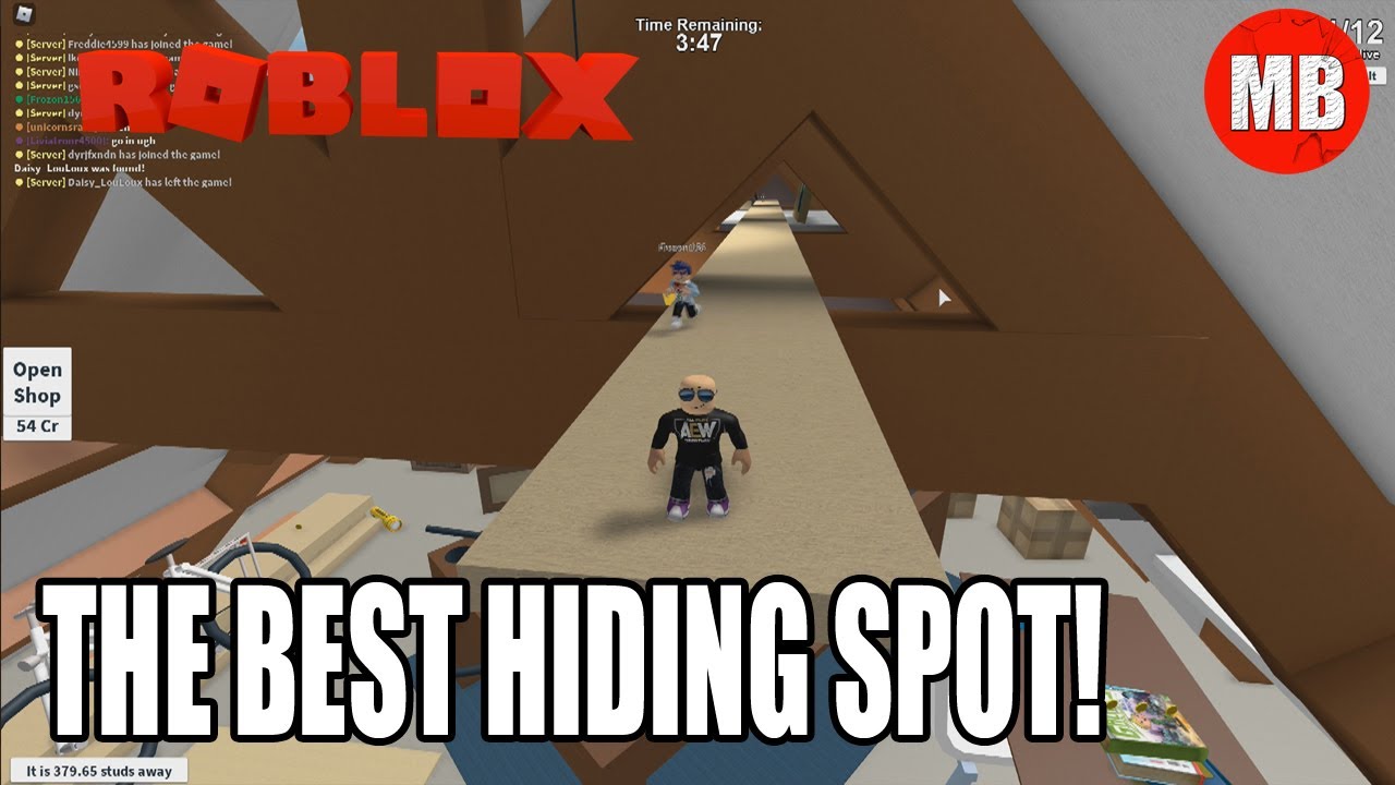 Roblox Hide And Seek Extreme The Best Hiding Spot Youtube - roblox hide and seek is extreme ding dong the best hiding spot