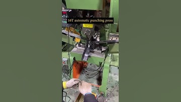 Metal Stamping with 16T automatic punching press