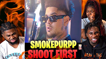 Smokepurpp - Shoot First (Official Video) | REACTION