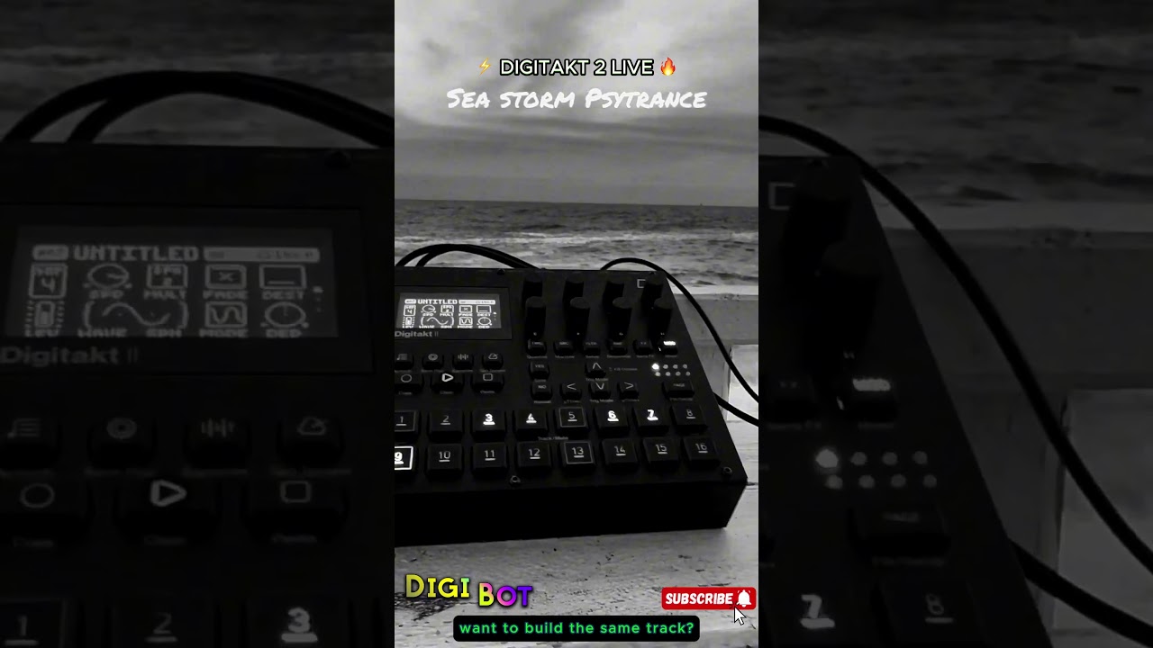 DARK STORM Ritual ⚡ Live Psytrance on Digitakt 2