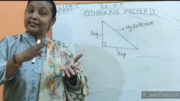 Class7 NCERT CH.6 EX. 6.5 (Introduction to Pythagoras theorem/property)