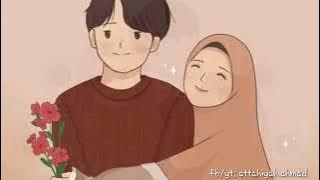 KUMPULAN GAMBAR KARTUN MUSLIMAH BAPER 2022( KARTUN PASANGAN ROMANTIS TERBARU) INSTRUMEN ROMANTIS