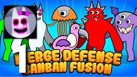 Merge Defense: BanBan Fusion - Gameplay Walkthrough Level 1-5 Tutorial Part 1 (ios Android)