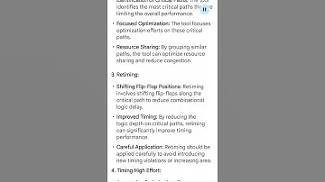 Timing Optimization Techniques in Synthesis @VLSIPhysicalDesign-p5c
