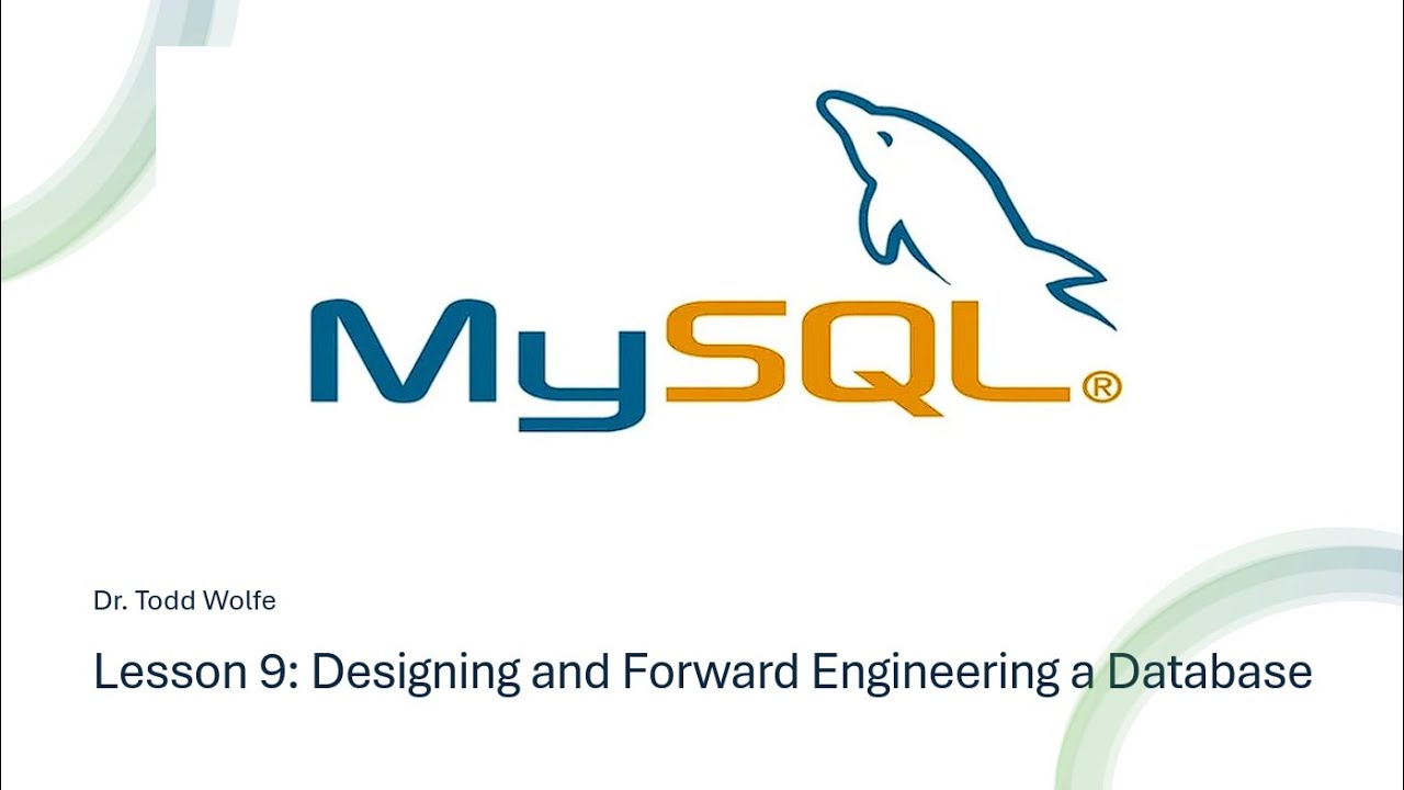 Learn MySQL in 2024: Lesson 9 designing an EERD and forward engineering ...
