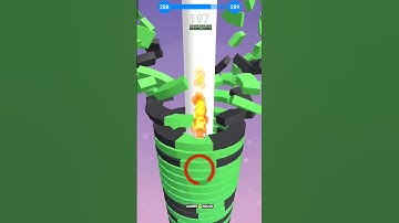 How to Play  Mobail Game on phone📲|| Stack ball 😱Level 288 || #shorts #youtubeshorts #gamingvideos