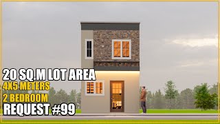 20 SQ.M LOT AREA (4X5 METERS) 2 BEDROOM (REQUEST #99)