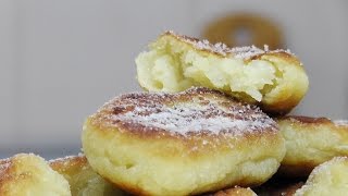Пончики из картофеля с яблоком видео рецепт Пончики из картофеля с яблоком видео рецепт