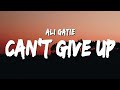 Ali Gatie - Can’t Give Up (Lyrics)
