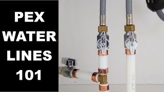 Installing PEX Water Lines: Replacing Polybutylene Piping by Pros DIY 128,044 views 3 years ago 18 minutes