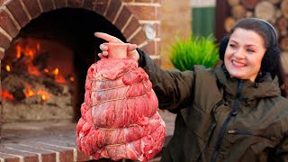 Super tasty recipe for beef roll in the oven