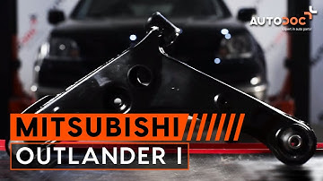 Cоmo cambiar brazo de suspensión delantero Mitsubishi Outlander 1 INSTRUCCIÓN | AUTODOC