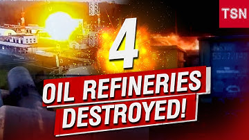 TOTAL COLLAPSE for PUTIN! 4 Oil Refineries on Fire After Ukrainian Drone Attacks in a Week