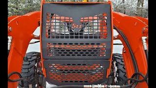 Kubota L2501 New and improved grill guard installation