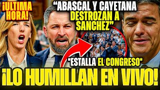 💥¡¡BRUTAL!! CAYETANA Y ABASCAL SE UNEN Y HUMILLAN A SÁNCHEZ 'TU Y BILDU SON UNOS HIJOS DE P*TA' 💥¡¡BRUTAL!! CAYETANA Y ABASCAL SE UNEN Y HUMILLAN A SÁNCHEZ 'TU Y BILDU SON UNOS HIJOS DE P*TA'