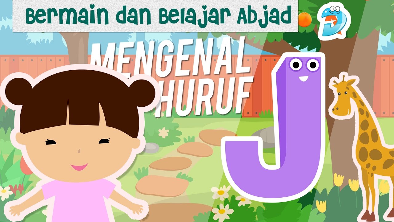 Abjad Bahasa Indonesia Belajar Membaca Anak Mengenal Huruf J