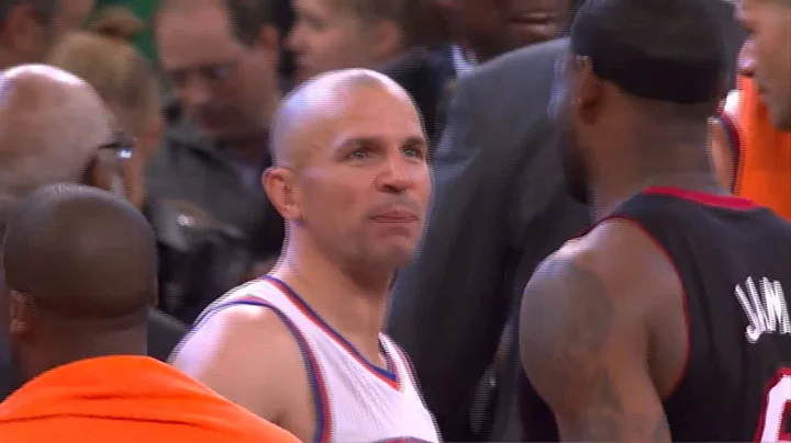 Jason Kidd to Lebron: "Tell your mom I said hi."
