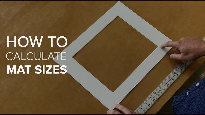 How to Cut a Mat for Framing – Lucky Bat Paper Co.