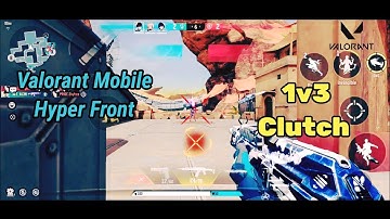 VALORANT Mobile Hyper Front [1v3 Clutch] #hyperfront #games #trending #valorant #valorantmobile