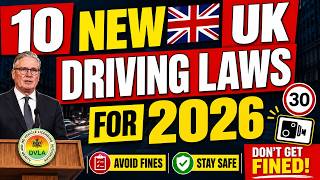 🚨 10 New UK Driving Laws for 2026 That Could Affect Every Driver