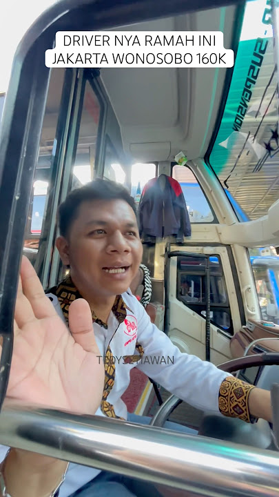 Jakarta Wonosobo can take the butterfly ayu bus