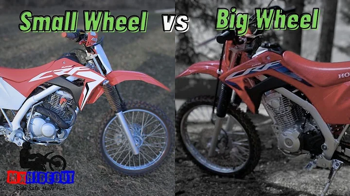CRF125F vs CRF125FB [Small Wheel vs Big Wheel] EVERY Difference?
