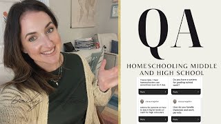 HOMESCHOOL QA|| ANSWERING ALL THE HIGH SCHOOL AND MIDDLE SCHOOL QUESTIONS by Grace and Grit 5,184 views 2 months ago 40 minutes