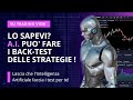 Backtest Strategie Trading View con Chatgpt!
