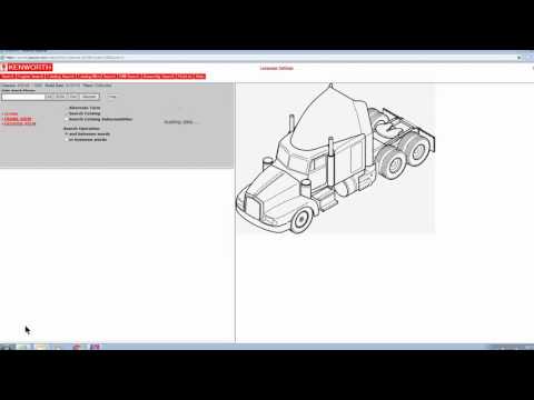 Looking up parts in Kenworth Ecat