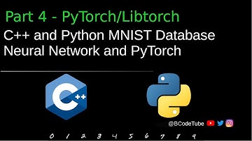 C++ and Python MNIST Database Neural Network and PyTorch Part 4 - PyTorch and Libtorch