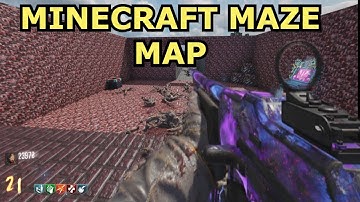 MINECRAFT MAZE IN COD ZOMBIES - Black Ops 3 Custom Zombies