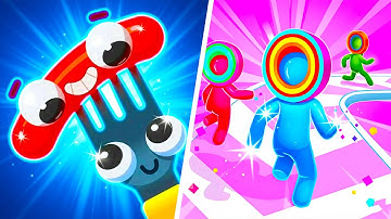 Fork N Sausage vs Layer Man 3D 🌭🧱 Max Level Gameplay Walkthrough Android iOS Update 7CR6