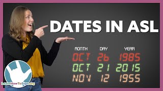 How to Sign Dates in ASL | Numbers 101 Course | Free Lesson