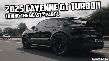 *DEMON* TUNING THE NEW 2025 CAYENNE GT TURBO - THE ULTIMATE SUV? #esmotoruk #cayenneturbogt