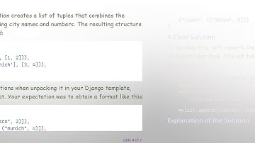 How to Correctly Use Nested for Loops with zip in Django Templates