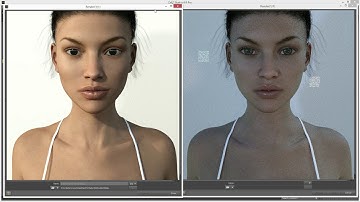 Create a realistic portrait in Daz Studio 06: more lights