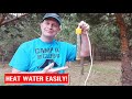 EASY way to heat water camping! Submersible water heater review.