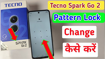 How to change pattern lock in Tecno spark Go 2 | Screen lock | Tecno spark Go 2 me password change