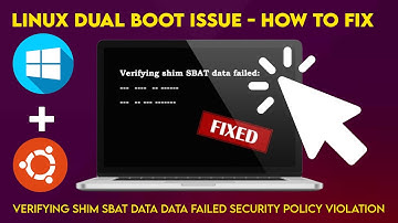 Verifying shim SBAT data failed Security Policy Violation   How To Fix DualBoot Windows11 + Ubuntu