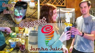 COPYCAT JAMBA JUICE SMOOTHIES! | Strawberry Surf Rider & Strawberries Wild