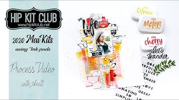 Layout process video with Pinkfresh Studio  collection