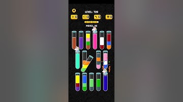 Map 720 Solution||Color Water Sort 3D!