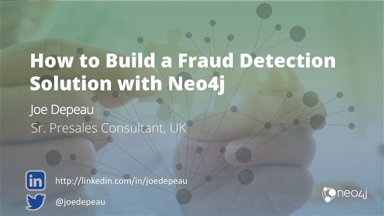 How to Build a Fraud Detection Solution with Neo4j - YouTube