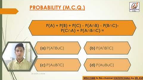 MCQ PART-2 PROBABILITY BY DR KUNAL KHATRI #PROBABILITY #MULTIPLE CHOICE QUESTIONS #MCQ