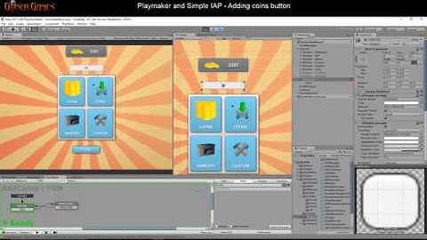 Playmaker and Simple IAP - Button to increase funds